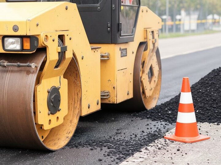 Rozpoczęto asfaltowanie ul. Gałczyńskiego w Zgierzu